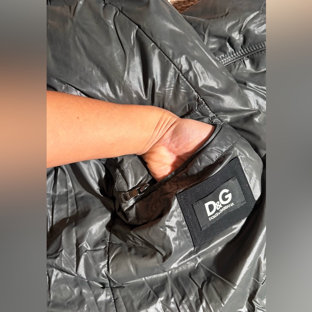 Dolce & Gabbana 2000s Archival Bomber Puffer Y2K Jacket Men’s S/M - Picture 7 of 16